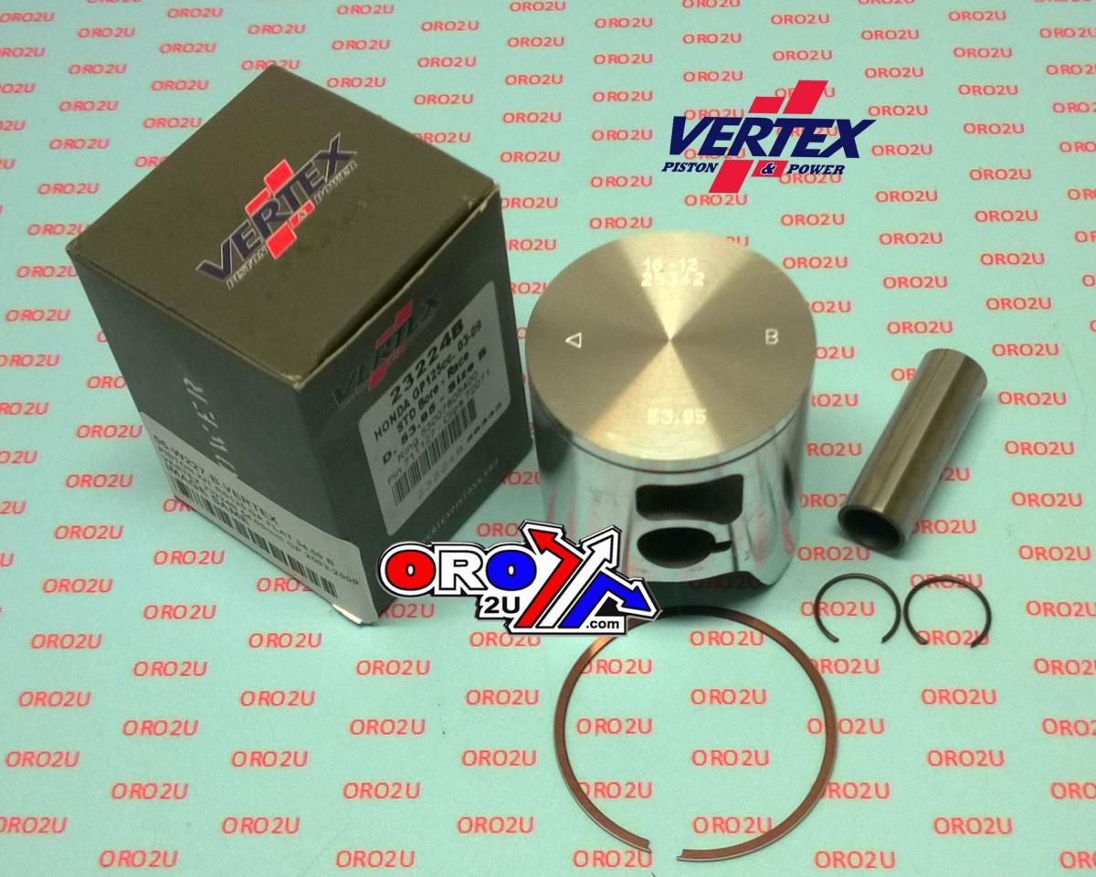 PISTON KIT GP FLAT 54.00 D RS125 03-09, VERTEX 23224D GP HONDA