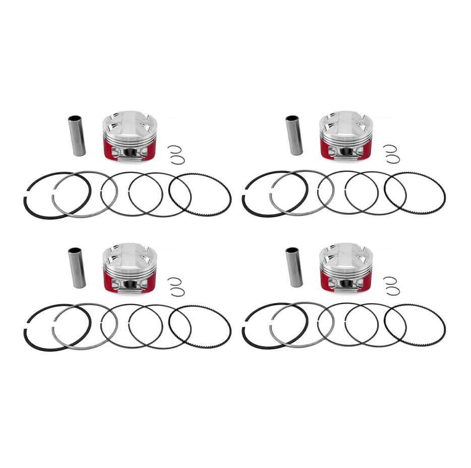 WOSSNER PISTON KIT 88-89 ZX1000 75.50 KAW, WOSSNER K4053D150-4 ROAD KAWASAKI