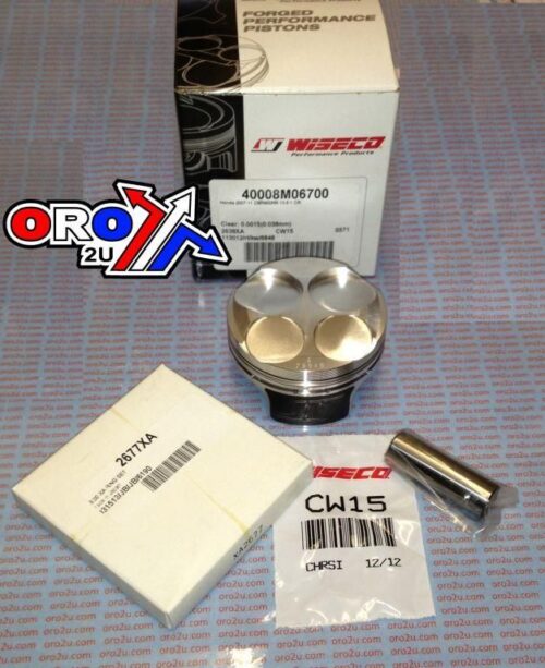 PISTON KIT 07-12 CBR600RR 67.0, WISECO 40008M06700 ROAD HONDA
