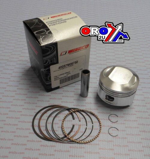 PISTON KIT 74-76 CB360 67.50, WISECO 40057M06750 ROAD HONDA