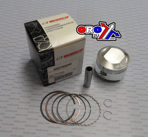 PISTON KIT 74-76 CB360 68.00, WISECO 40057M06800 ROAD HONDA