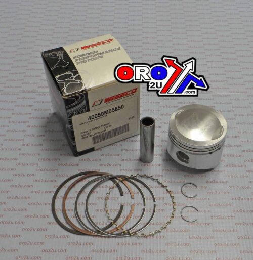 PISTON KIT 74-79 CB550K 58.50, WISECO 40059M05850 ROAD HONDA