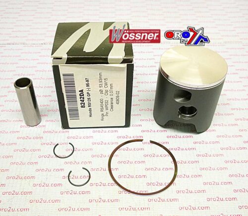 PISTON KIT 95-97 RS125 GP 54.0, FORGED WOSSNER 8242DA