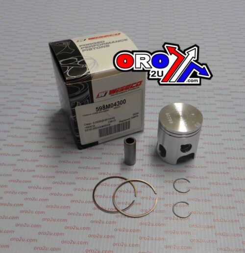 PISTON KIT UPTO-92 YSR50 43.00, WISECO 598M04300 ROAD YAMAHA