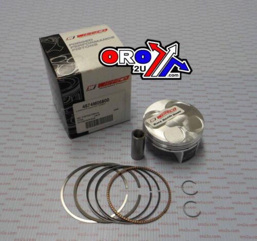 PISTON KIT 03-05 ZX6R 68.00, WISECO 4874M06800 ROAD KAW, KAWASAKI NINJA 12.9:1 COMP