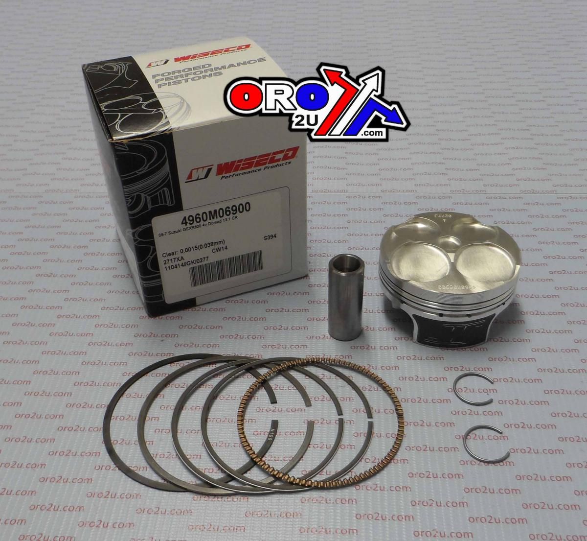 PISTON KIT GSXR600 06-07 69.00, WISECO 4960M06900 ROAD SUZUKI