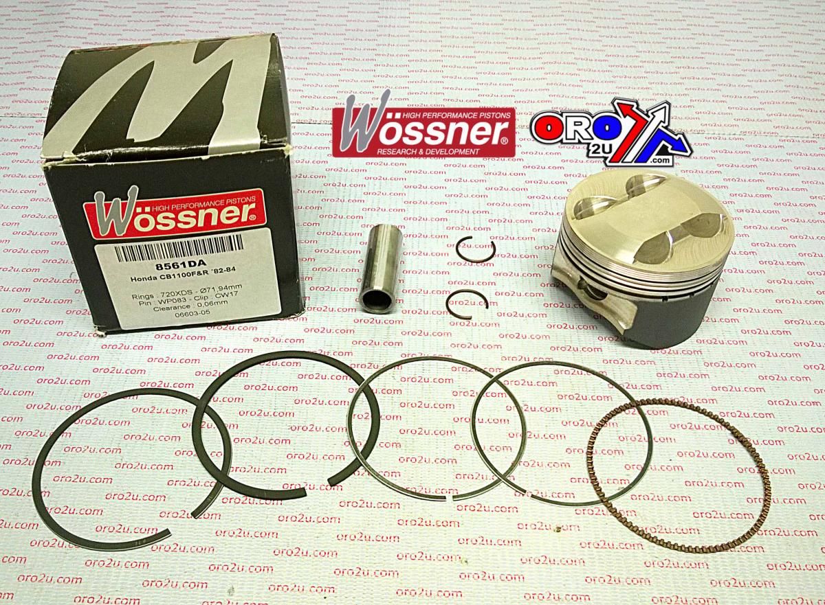 PISTON KIT 82-84 CB1100 72.00, WOSSNER 8561DA ROAD EACH