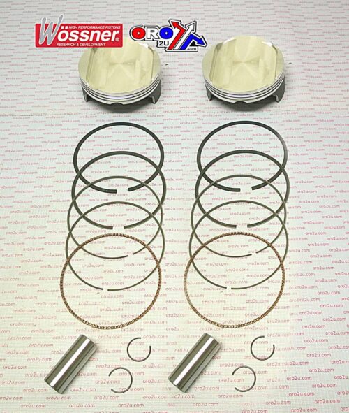 PISTON KIT ALL 1098 DUCATI, WOSSNER K8763DA-2ROAD
