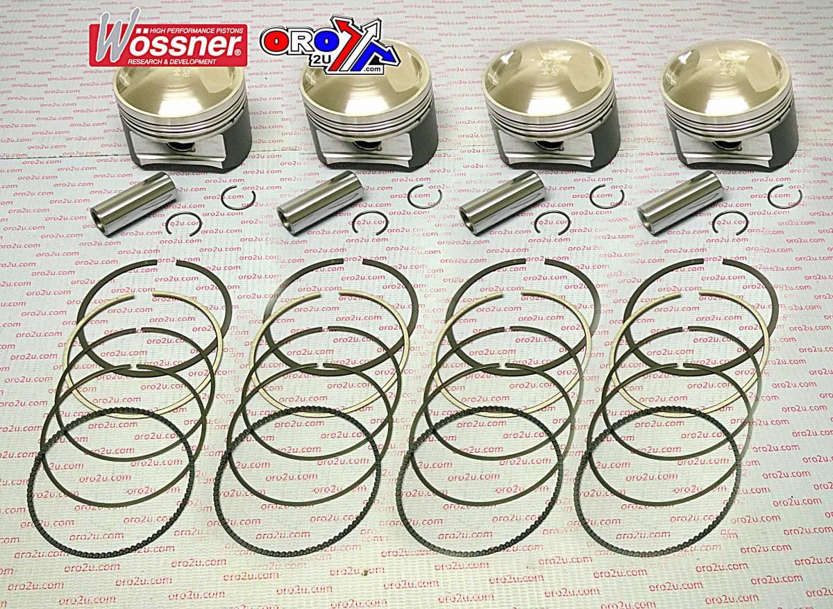 PISTON KIT 81-82 GPZ1100 KAW, WOSSNER K8819D150-4 PIN 17mm, KAWASAKI