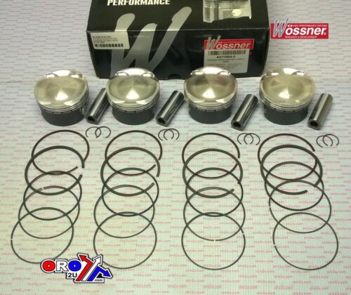 PISTON KIT 00-05 ZX12 KAW, WOSSNER K8779DA-4 ROAD, KAWASAKI