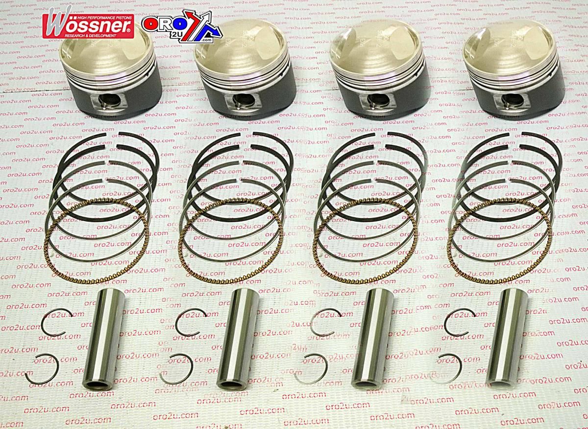 PISTON KIT SET/4 CB750 F/K, WOSSNER K8799D400-4 65.00mm - Image 2