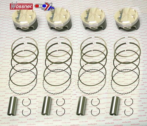 PISTON KIT SET/4 GSXR1100 82, WOSSNER K8530D400-4 SUZUKI, OVERSIZE 4.00mm / 1224cc
