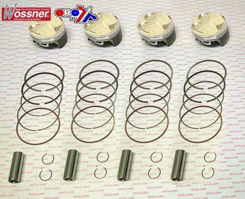 PISTON KIT SET/4 GSXR1000 73, WOSSNER K8754DA-4 SUZUKI, 2001-2004