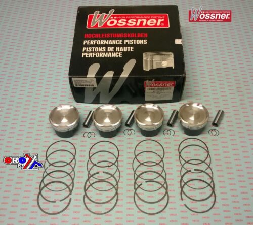 PISTON KIT SET/4 GSXR1000 75, WOSSNER K8755D200-4 SUZUKI, TURBO 2001-2004