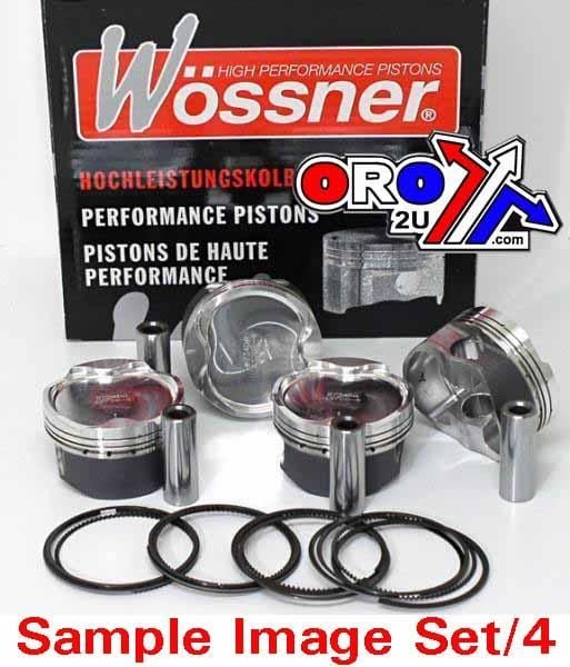 PISTON KIT SET/4 R1, FZR, RX1, WOSSNER K8840D200-4 YAMAHA - Image 2