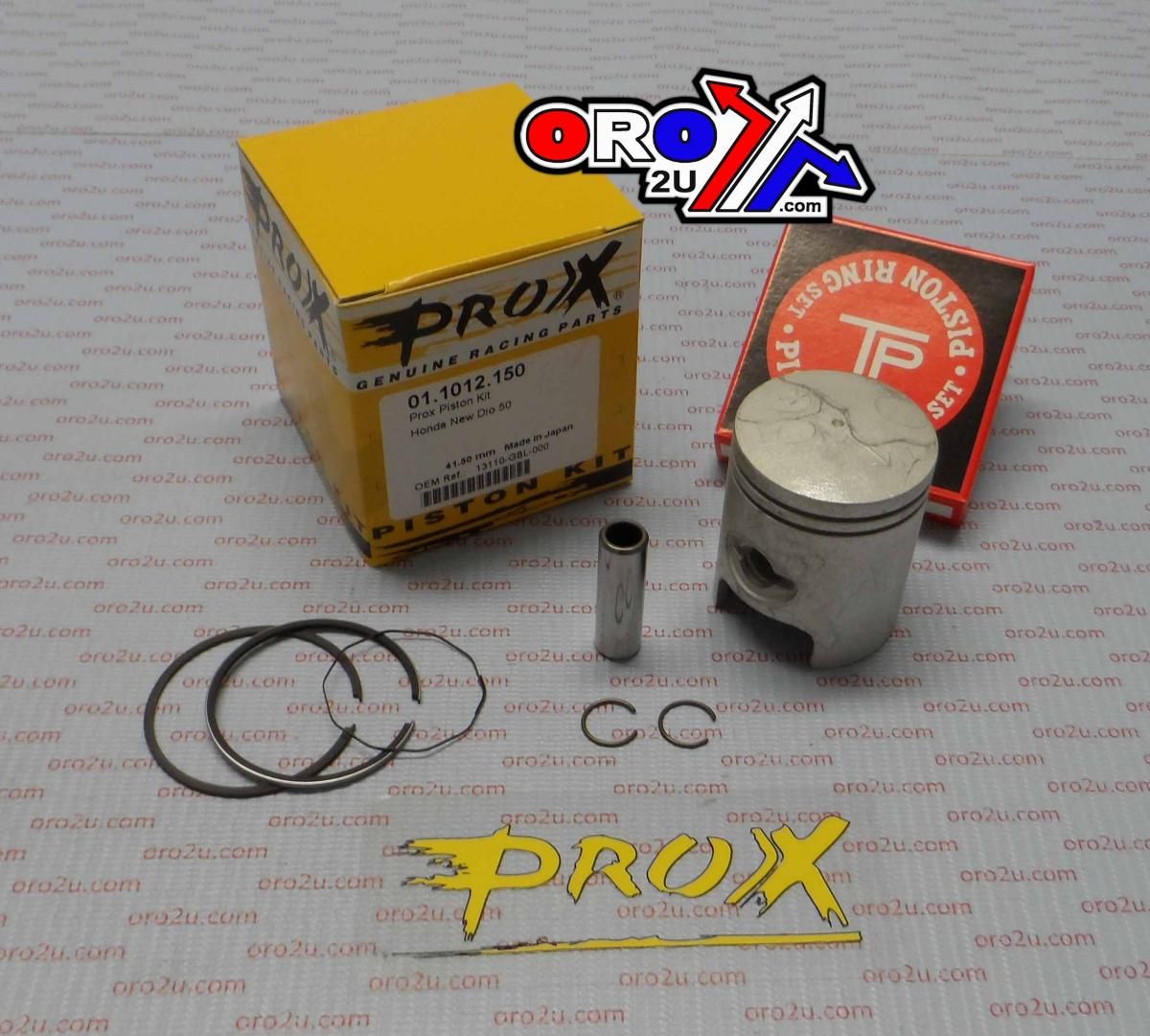 PISTON KIT HONDA 50cc 41.50mm, PROX 01.1012.150 DIO 50cc - Image 2