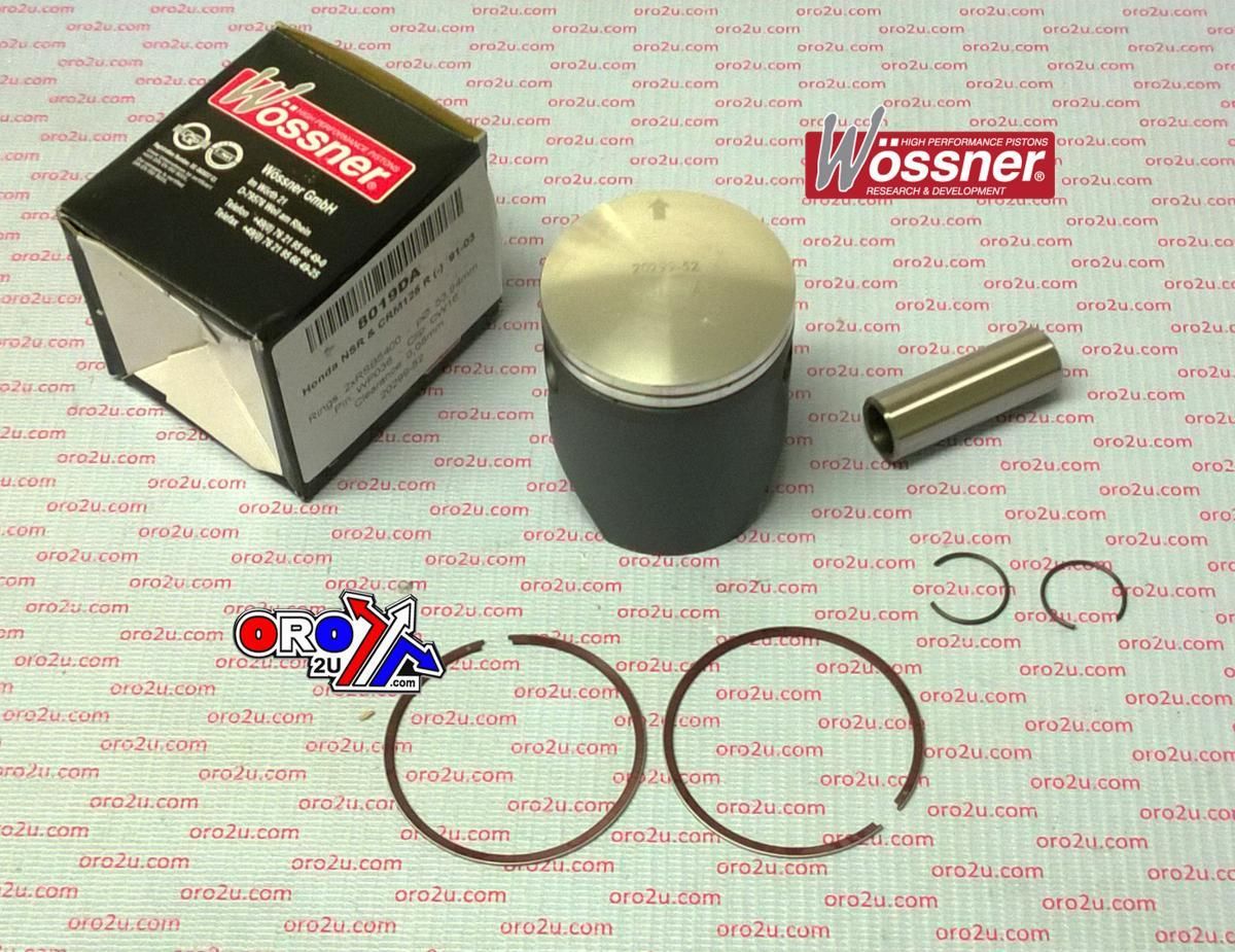 PISTON KIT NSR125 54.50mm, WOSSNER 8019D050 HONDA ROAD