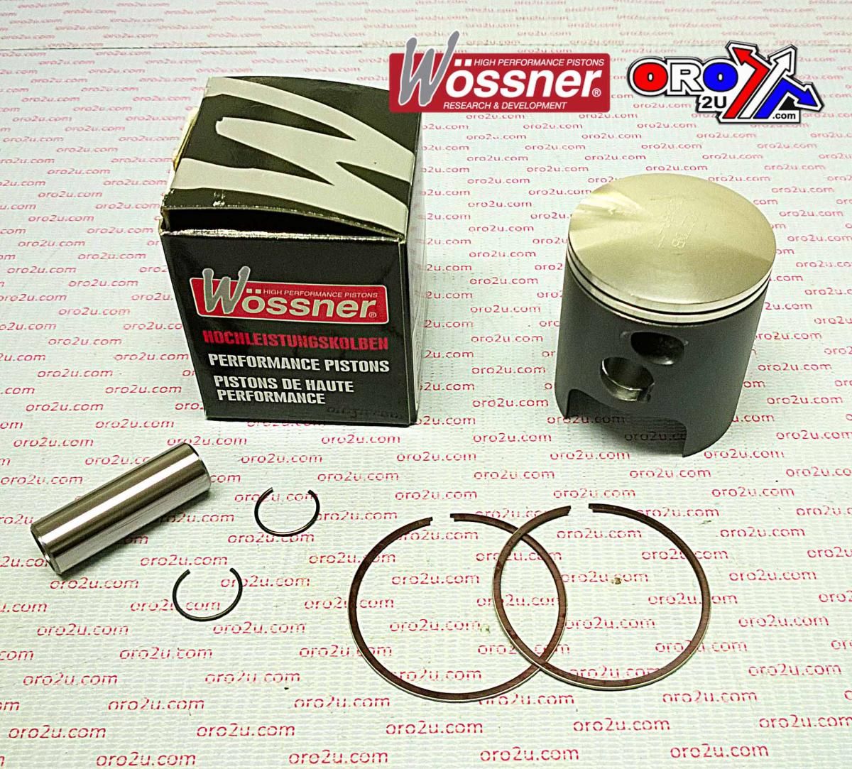 PISTON KIT Aprilia RS125 1.00, FORGED WOSSNER KIT 8027D100