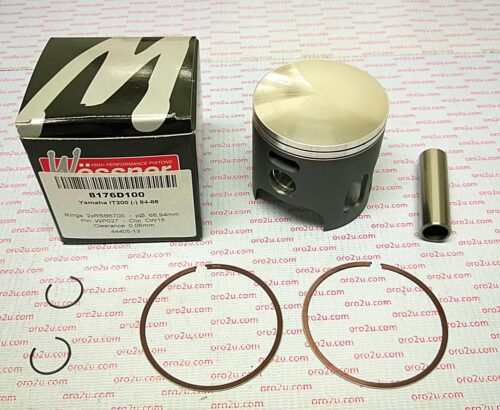 PISTON KIT 84-86 IT200 66.50, FORGED WOSSNER 8176D050