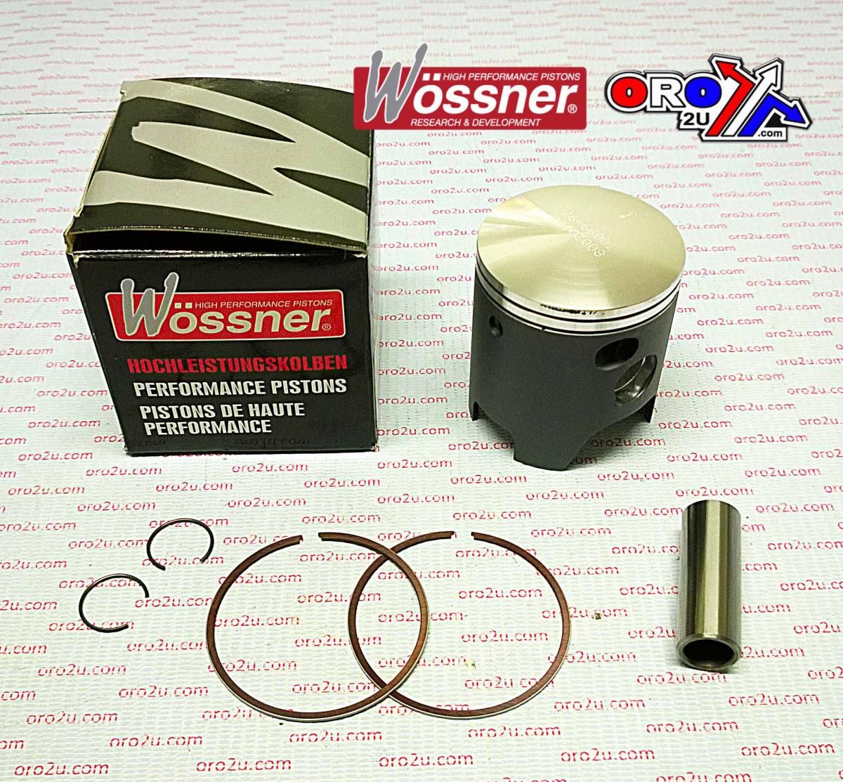 PISTON KIT 88-08 DTR125 57.50, FORGED WOSSNER 8002D150 - Image 4