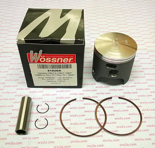 PISTON KIT 77-82 DT175 68.00, FORGED WOSSNER 8182D200