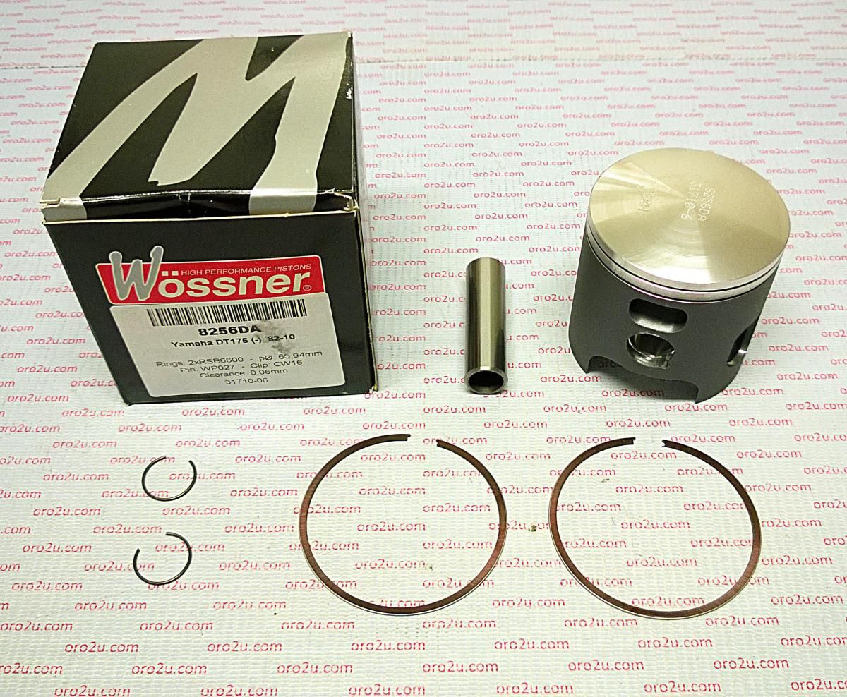 PISTON KIT 82-10 DT175 68.00, FORGED WOSSNER 8256D200 - Image 2