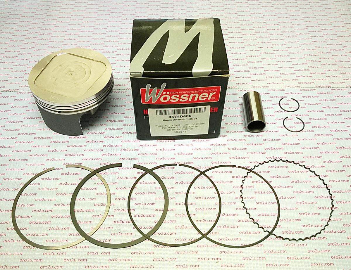 PISTON KIT 85-00 XR600R 102.00, FORGED WOSSNER 8574D500 - Image 3