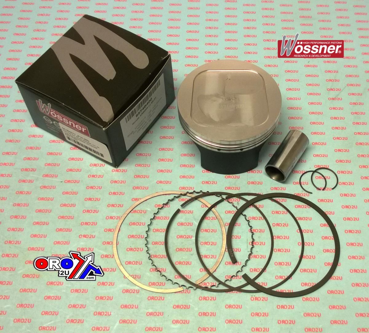 PISTON KIT 85-00 XR600R 102.00, FORGED WOSSNER 8574D500 - Image 4
