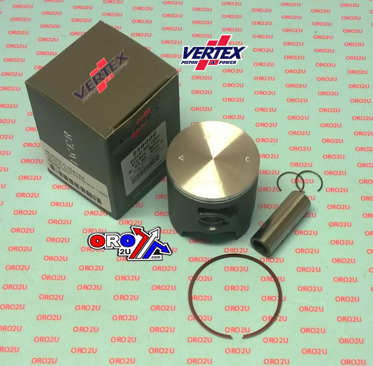 PISTON KIT VERTEX 56.0 C SUZUKI RGV 250/APRILIA RS250, VERTEX 22800C SINGLE RING