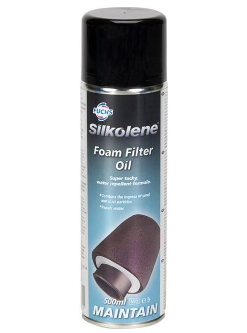 500ml SPRAY AIR FILTER OIL, SILKOLENE AEROSOLS CAN, 602576576, BOX = 12