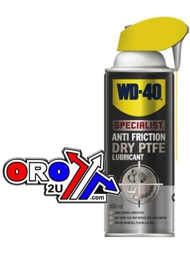 WD40 DRY PTFE Lubricant 400ml 44395, 01-413