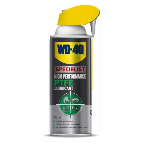 WD40 HP PTFE Lubricant – 400ml 44397, 01-414