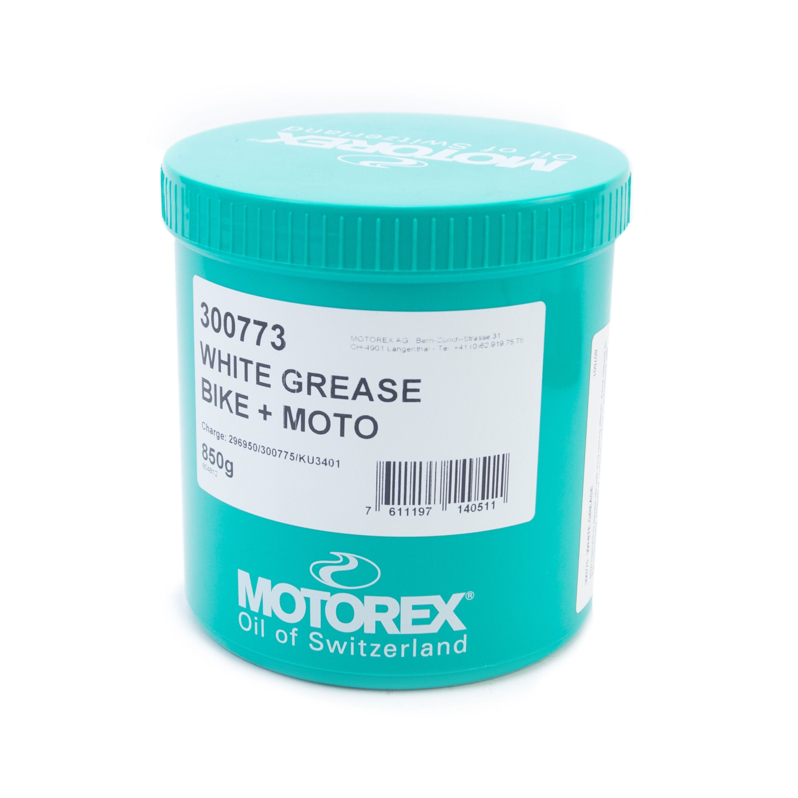 850G 628 WHITE GREASE LITHIUM NLGI-2, MOTOREX 7300583, BOX = 12