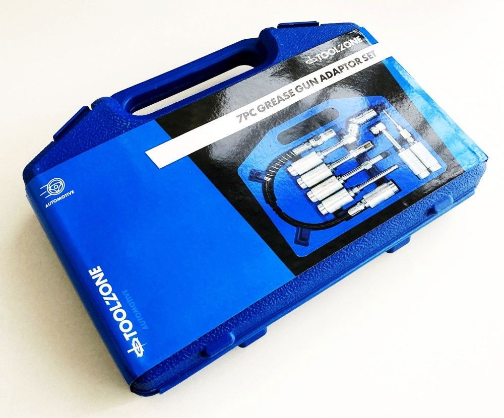 GREASE GUN ADAPTOR SET 7pc - TOOLZONE KDPAU364 - Image 3