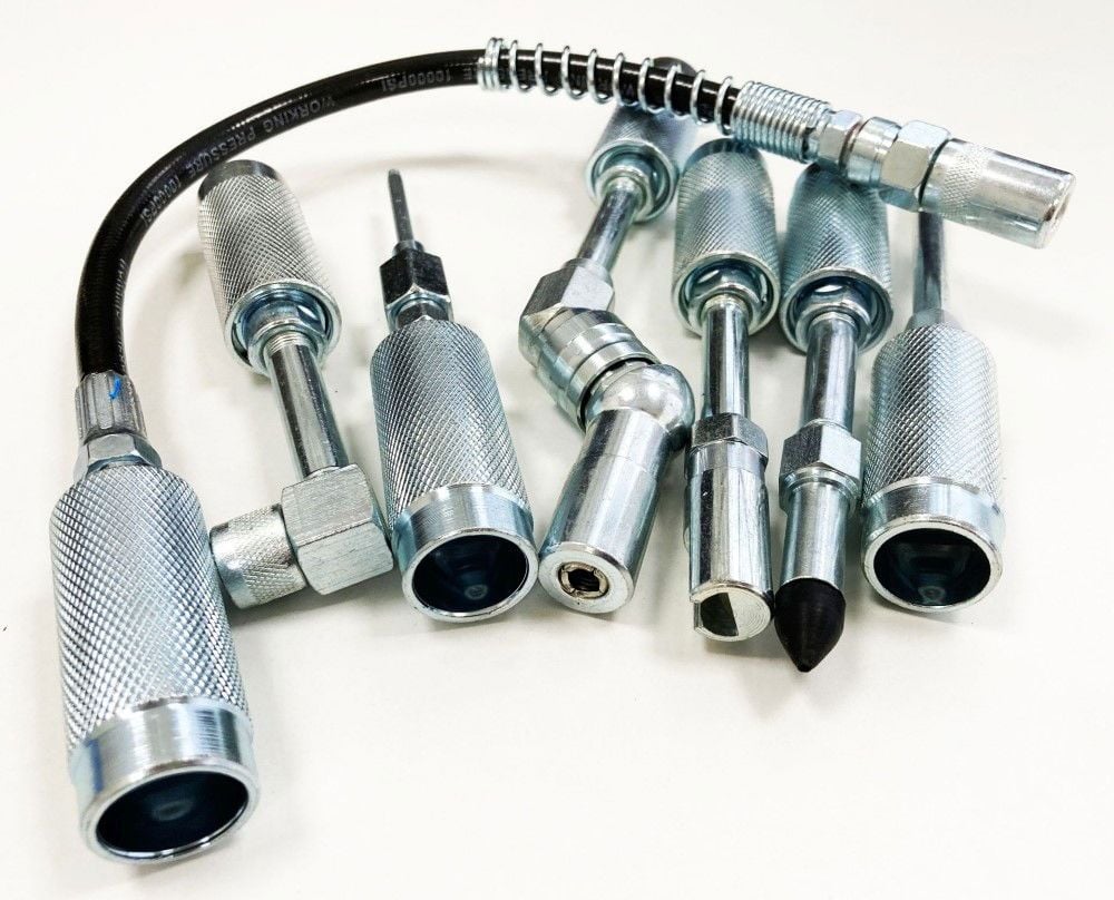 GREASE GUN ADAPTOR SET 7pc - TOOLZONE KDPAU364 - Image 7
