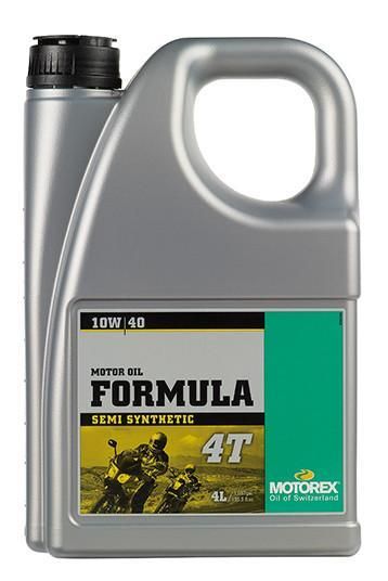 OIL FORMULA 4T 10/40W MOT 4LT, MOTOREX 7300009, BOX = 4