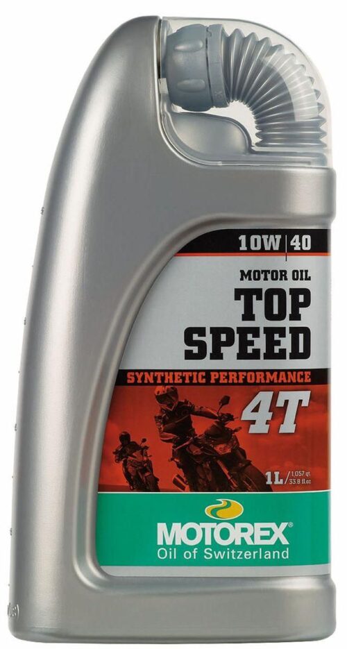 OIL TOP SPEED 4T 10/40W 1LT, MOTOREX 7300022, BOX = 10