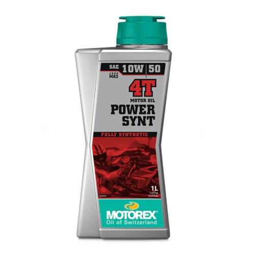 1LT POWER SYNT 4T 10/50W SYNTH OIL, MOTOREX 7300042, BOX = 10