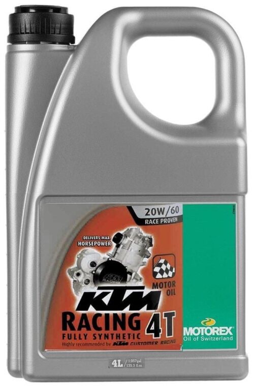 4LT KTM RACING OIL 4T 20/60W, MOTOREX 7300077, BOX = 4