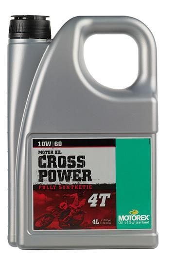 OIL CROSSPOWER 4T 10/60W 4LT, MOTOREX 7300789, BOX = 4
