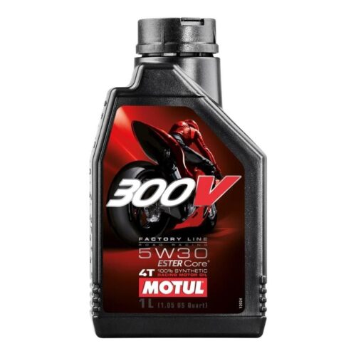 300V FL ROAD RACING 5W30 1 Litre, MOTUL 450004, BOX=12, Motorcycle, 100% SYNTHETIC