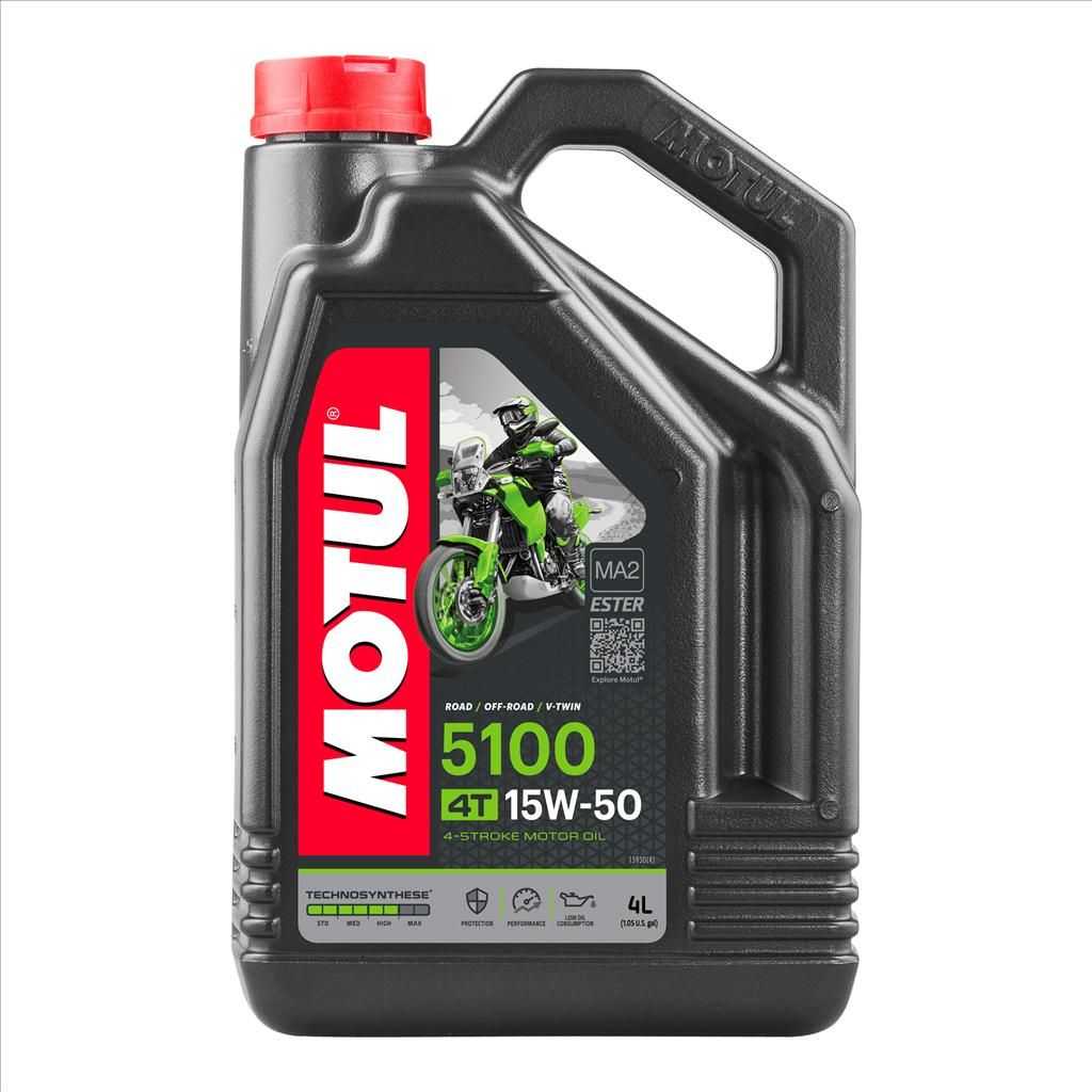 5100 15W50 4T 4 Litre, MOTUL 450034, BOX=4, Motorcycle, TECHNOSYNTHESE