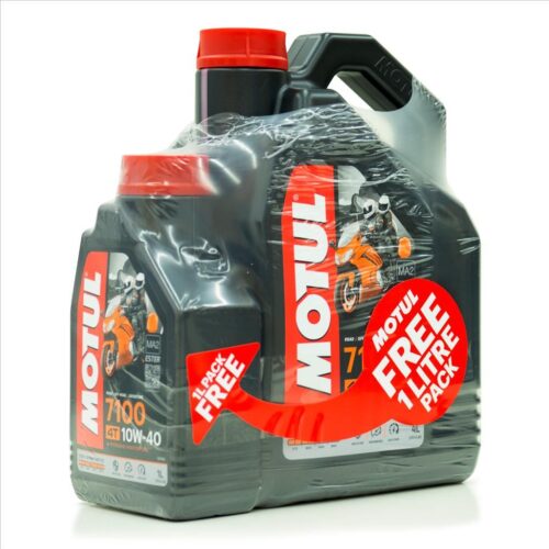 7100 10W40 4T 4XPCE 4L + 1L, MOTUL 450388, BOX=1, Motorcycle, 100% SYNTHETIC