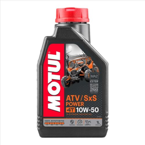 ATV-SXS POWER 4T 10W50 1 Litre, MOTUL 450073, BOX=12, Motorcycle, 100% SYNTHETIC