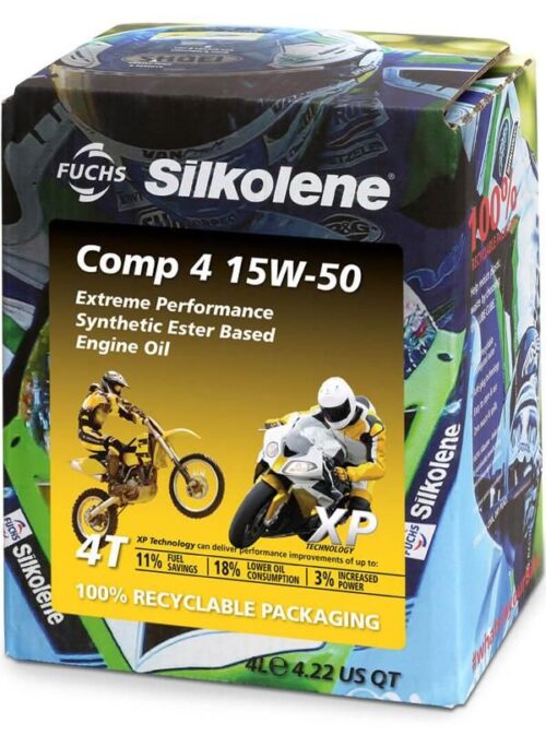 4LT COMP 4 15/50wt SILKOLENE, 602013538, BOX = 4