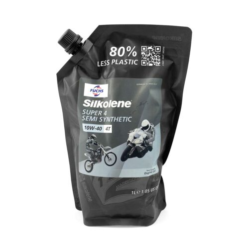 1LT BAG SUPER-4 10/40wt SILKOLENE, SILKOLENE 602090355, BOX = 10