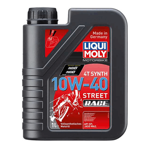 ENGINE OIL 4T SYNTHETIC 10W-40 STREET RACE 1L LIQUI MOLY – 20753