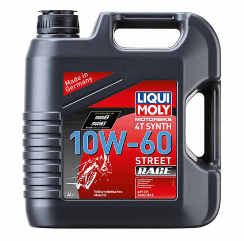 ENGINE OIL 4T SYNTHETIC 10W-60 STREET RACE 4L LIQUI MOLY – 1687