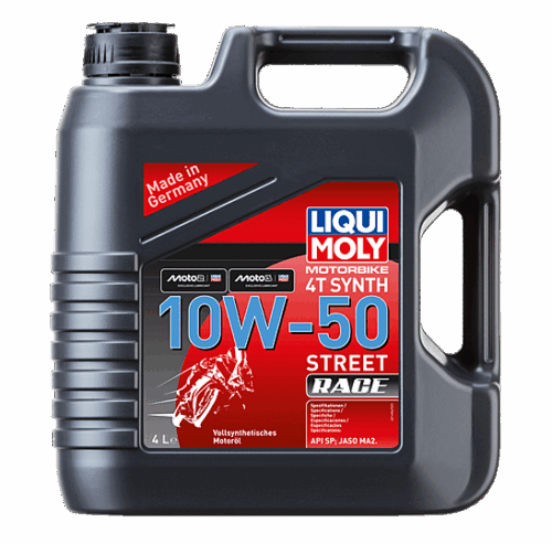 ENGINE OIL 4T SYNTHETIC 10W-50 STREET RACE 4L LIQUI MOLY – 1686