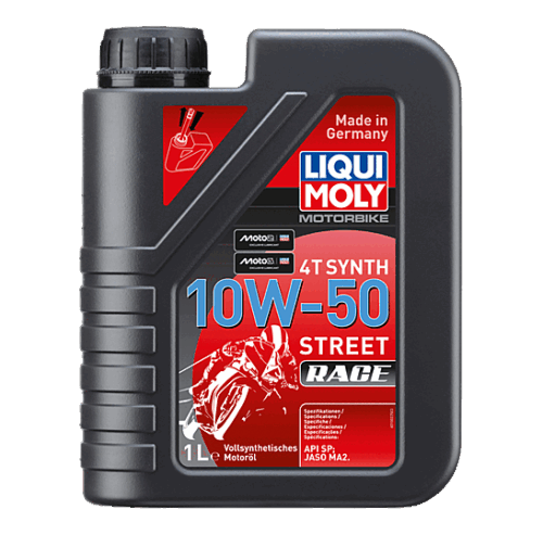 ENGINE OIL 4T SYNTHETIC 10W-50 STREET RACE 1L LIQUI MOLY – 1502